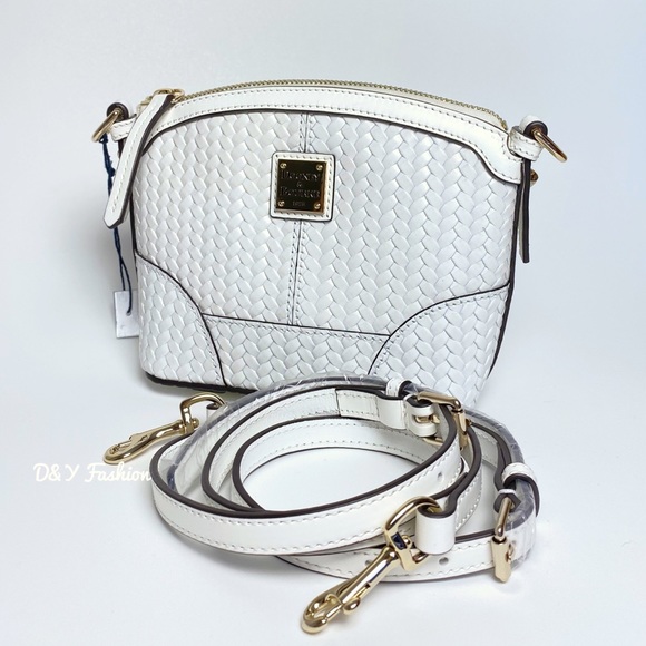 Dooney & Bourke Handbags - Dooney & Bourke CAMDEN WOVEN MINI DOMED CROSSBODY